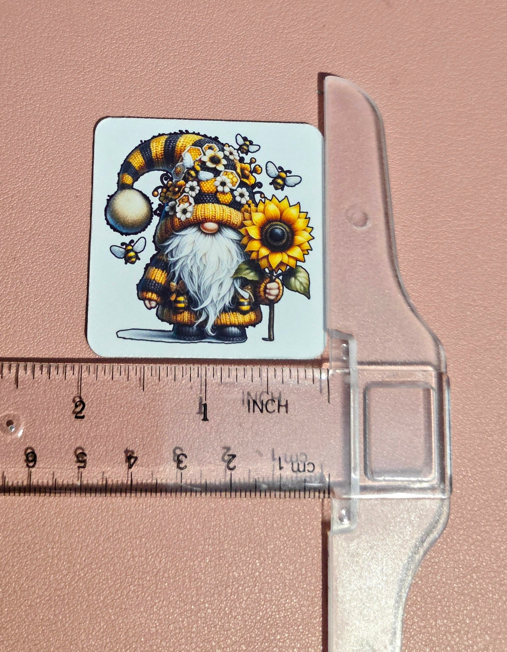 Sunflower and Bee Gnome