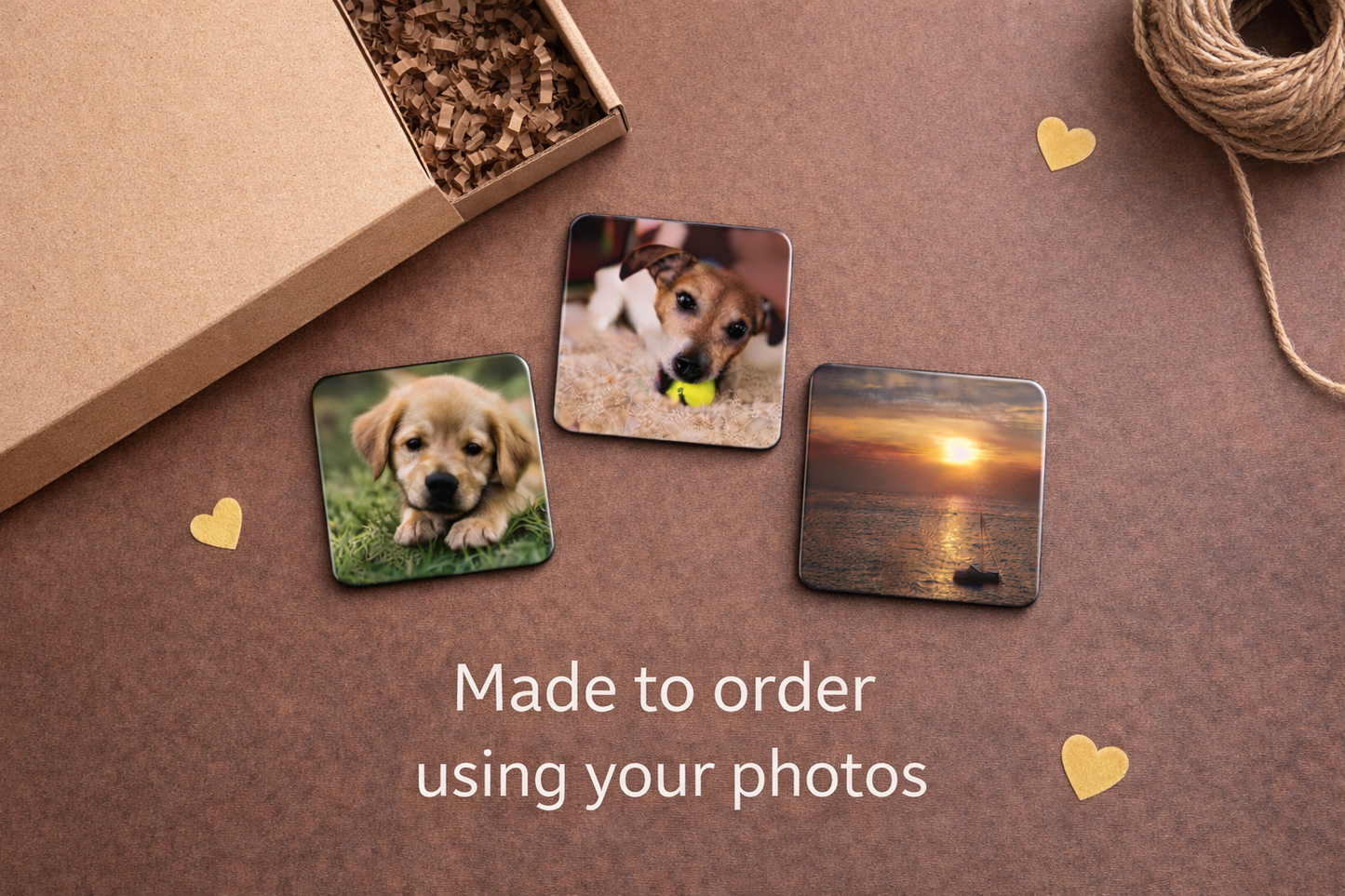 Personalised Photo Magnets – Set of 3 Custom Fridge Magnets