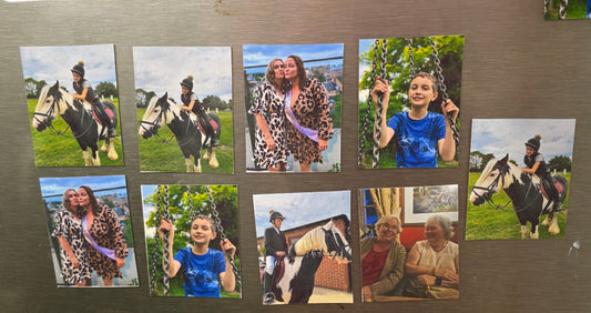 Set of 9 Personalised Mini Photo Magnets 

£5 Launch Offer