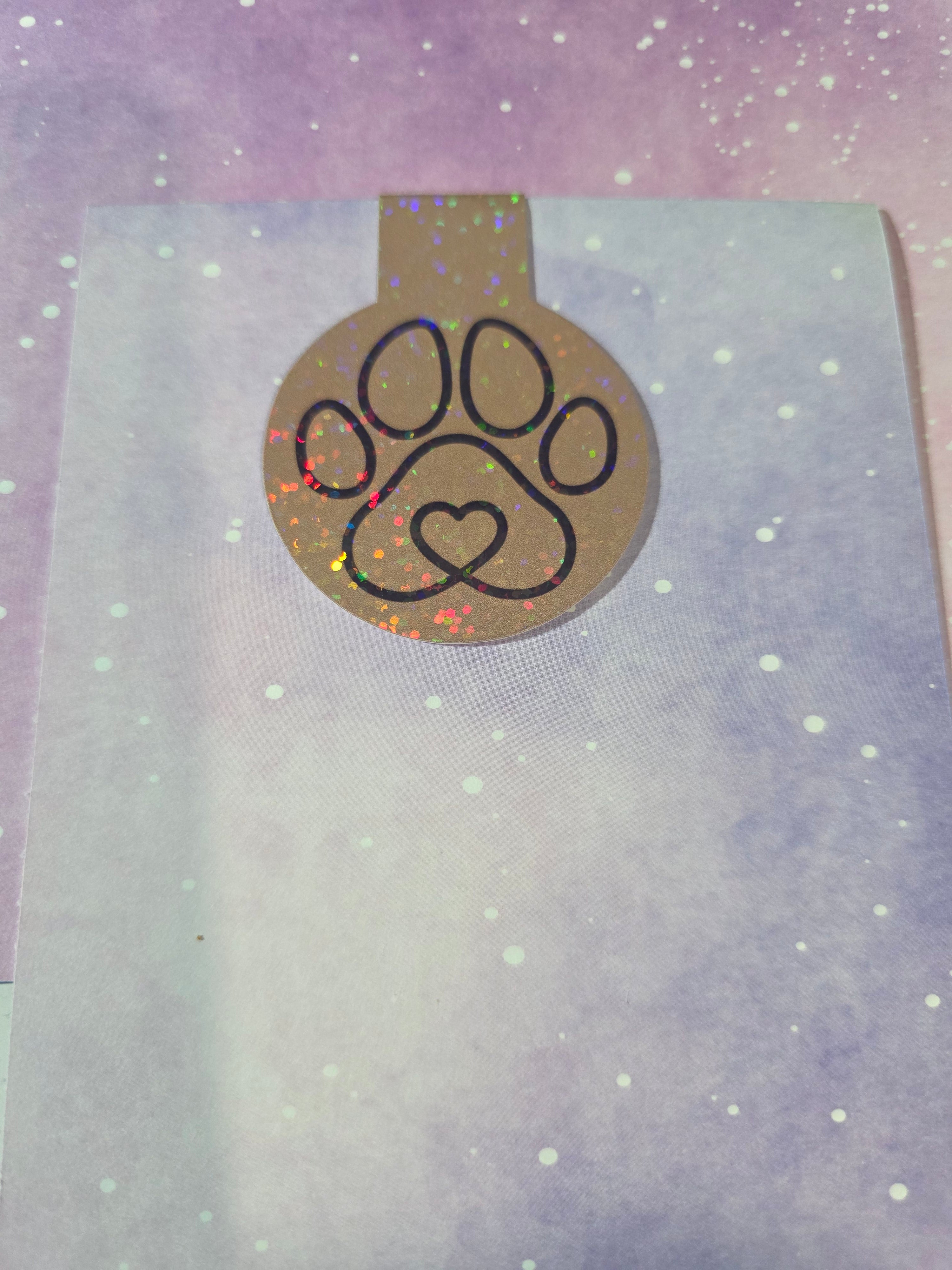 Dog Paw print with heart