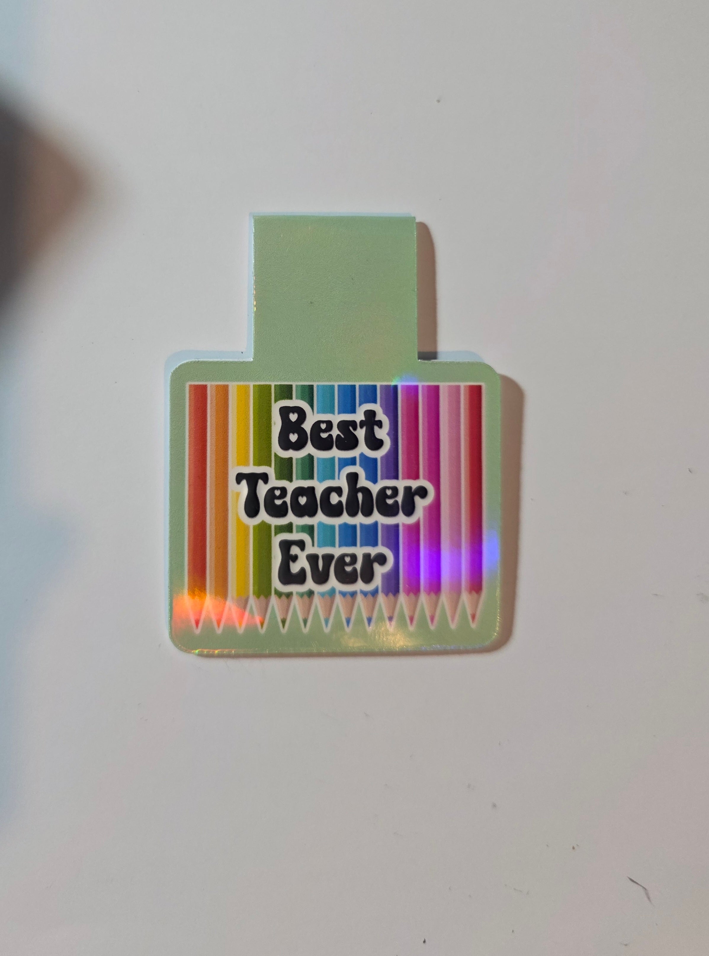 Best Teacher Ever Pencil Bookmark