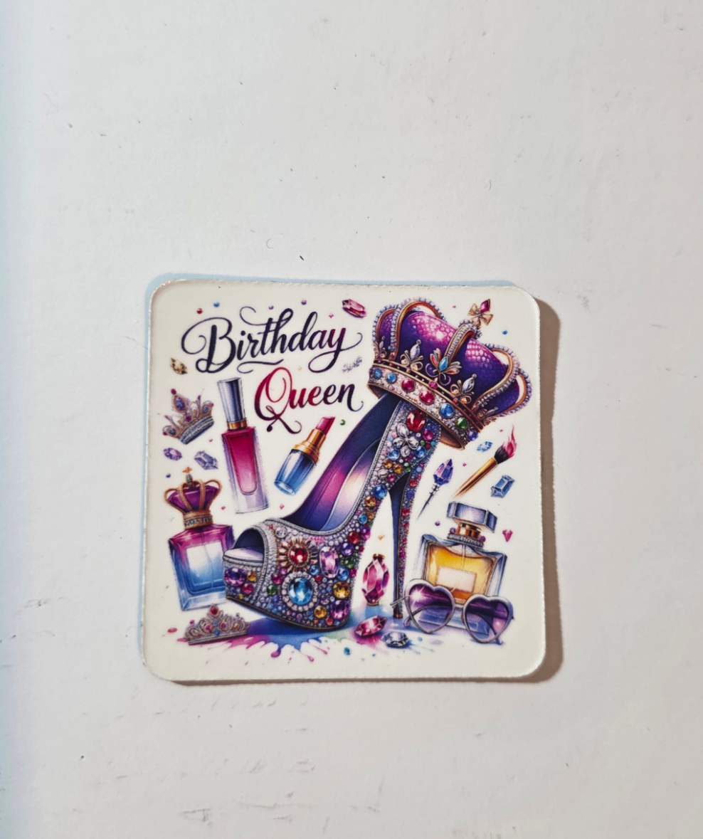 Birthday Queen Glitter Shoe