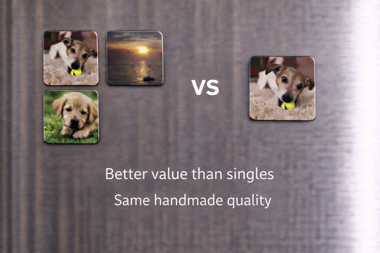 Personalised Photo Magnets – Set of 3 Custom Fridge Magnets